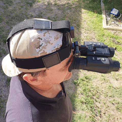 NV8300 Head-mounted 4K Night Vision Goggles Night Vision  BushLine