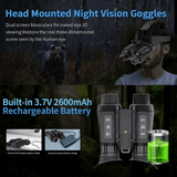 NV8300 Head-mounted 4K Night Vision Goggles Night Vision  BushLine