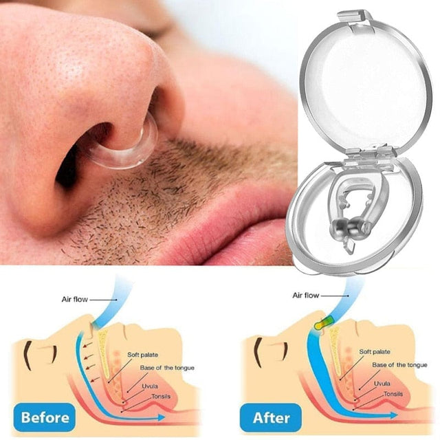 Night time Breathing Aid  Sleep Comfort Nose Clips Health  
