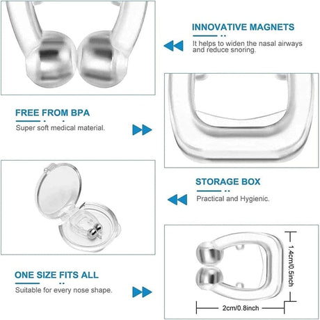 Night time Breathing Aid  Sleep Comfort Nose Clips Health  