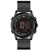North Edge KADEMAN Watch Large Number Display Cool Stuff BushLine B-W-B