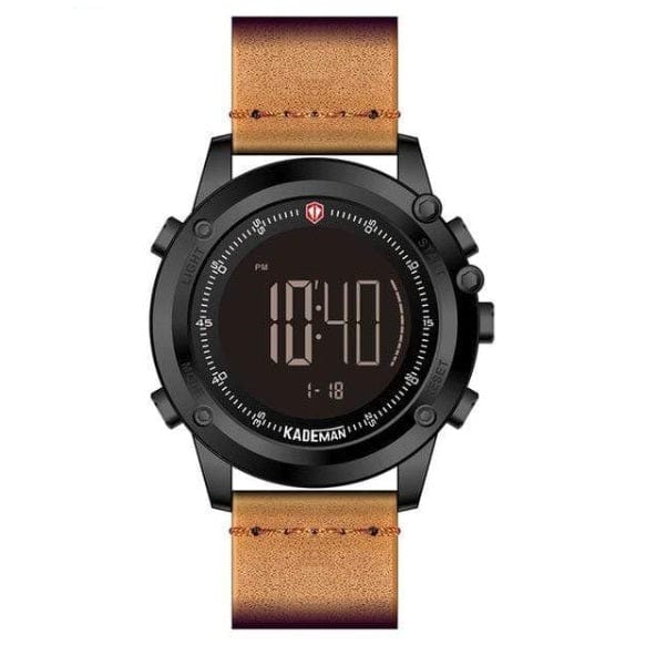 North Edge KADEMAN Watch Large Number Display Cool Stuff BushLine B-W-T
