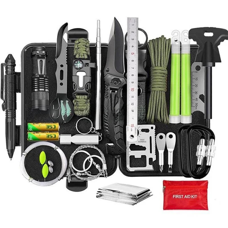 Outdoor First Aid  & Tool Kits Set survival  