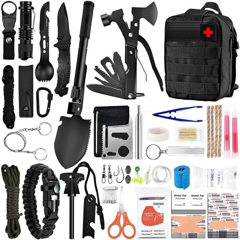 Outdoor First Aid  & Tool Kits Set survival  