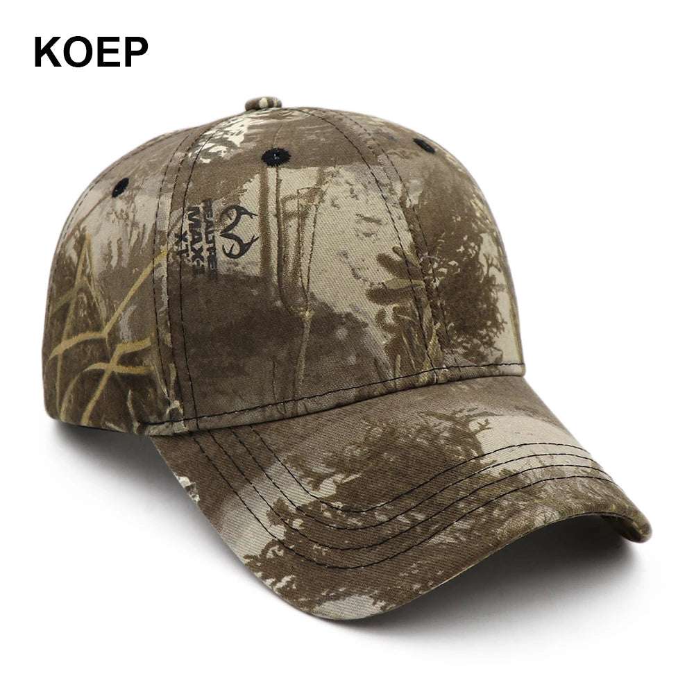 Outdoor Jungle Tree Camo Fishing Baseball Camouflage Hunting tactical hats BushLine KBRT6 One Size Fits Most