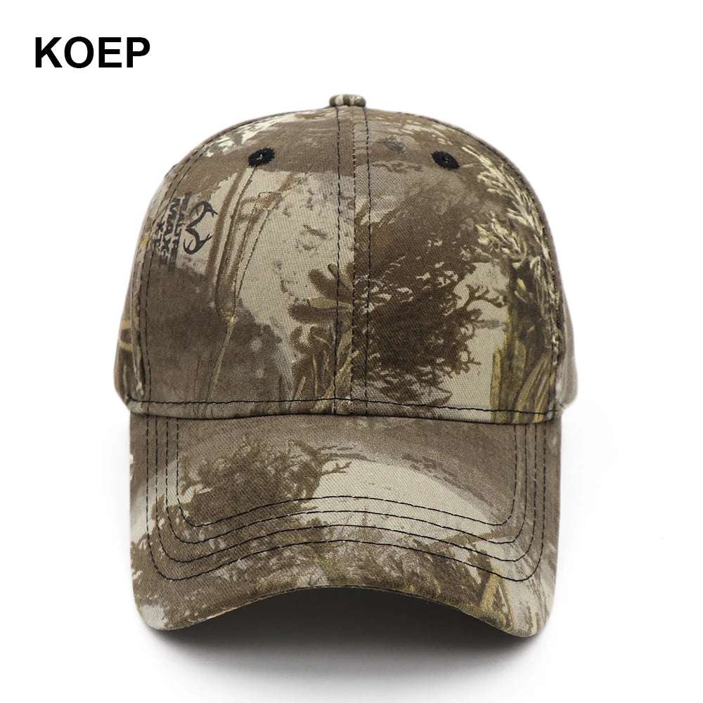 Outdoor Jungle Tree Camo Fishing Baseball Camouflage Hunting tactical hats  BushLine