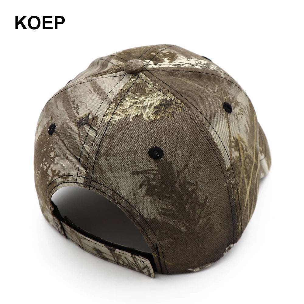 Outdoor Jungle Tree Camo Fishing Baseball Camouflage Hunting tactical hats  BushLine