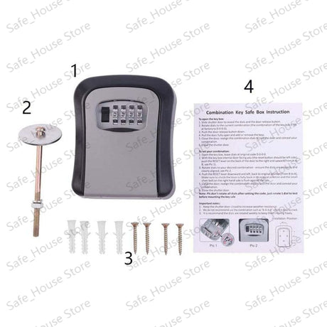 Outdoor Key Safe & Lock Box. Medium & Large key safe  