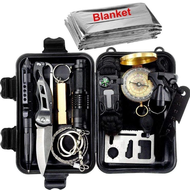 Outdoor SOS Survival Kit 13 in 1 survival BushLine 11 in 1 survival kit