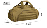 Outdoor Sports Backpack Tactical Travel Bag 35L 45L BackPacks  BushLine