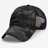Outdoors light & thin Camo vented Caps tactical caps BushLine black head 55-60cm