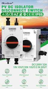PV Solar Photovaltaic Disconnect Switch Isolator electrical supplys  BushLine
