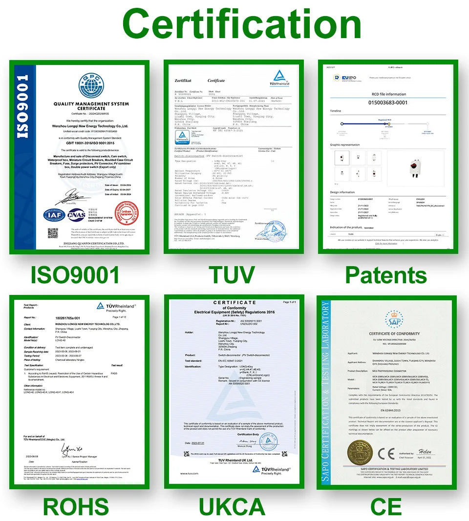 PV Solar Photovaltaic Disconnect Switch Isolator electrical supplys  BushLine