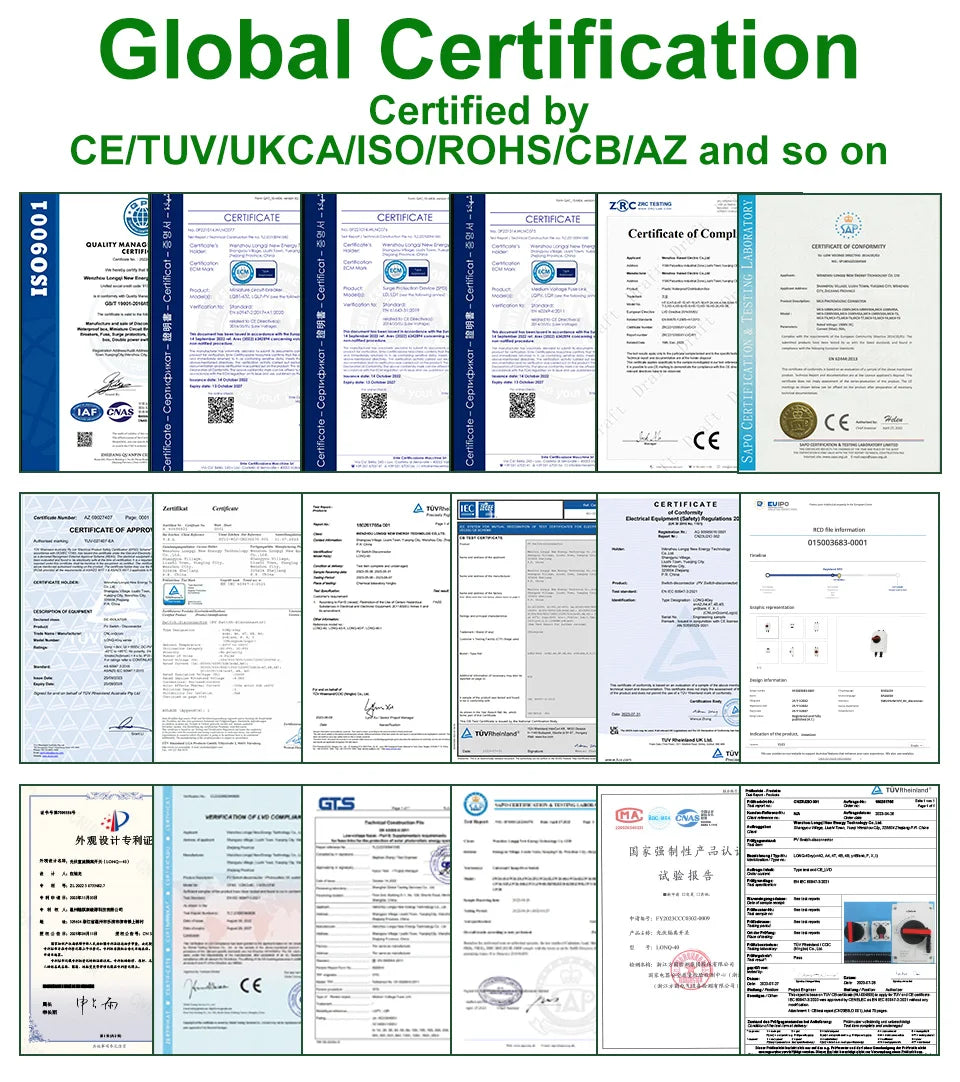 PV Solar Photovaltaic Disconnect Switch Isolator electrical supplys  BushLine