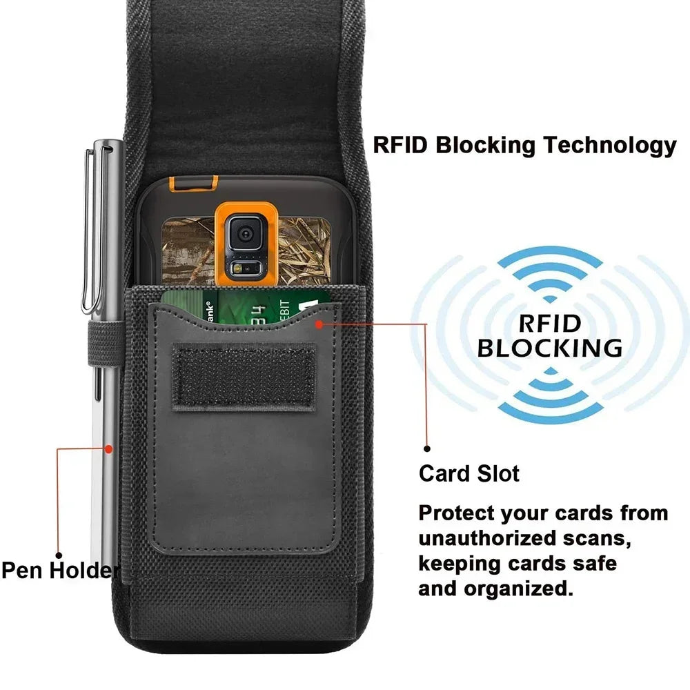 Phone Credit Card Holster for 4.0 to 6.7 inch Phones phone stuff  BushLine