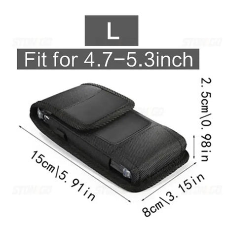 Phone Credit Card Holster for 4.0 to 6.7 inch Phones phone stuff BushLine L(for 4.7-5.3inch)