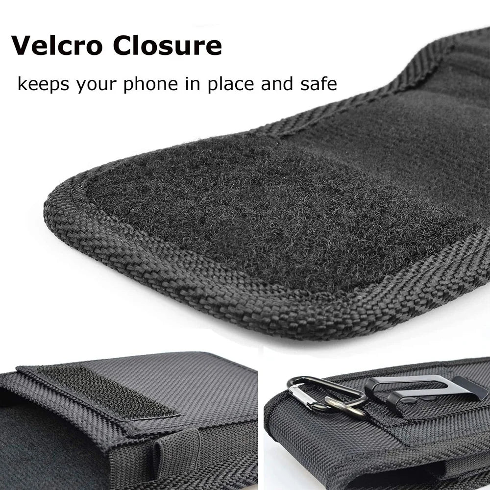 Phone Holster Protector RFID Blocking credit card minder IPhone Samsung phone stuff  BushLine