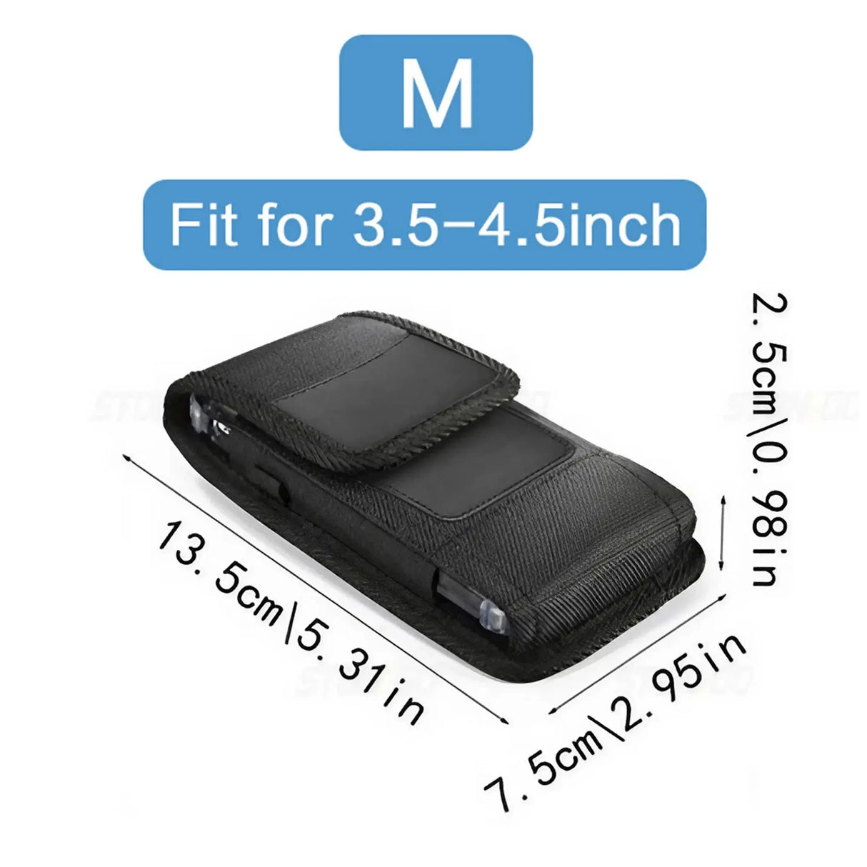 Phone Holster Protector RFID Blocking credit card minder IPhone Samsung phone stuff BushLine Size M