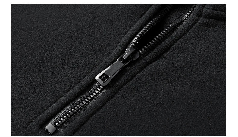 Polar Fleece Stand-up Collar Half-zipper L-9XL Large Size Outdoor Shirts & Tops  BushLine