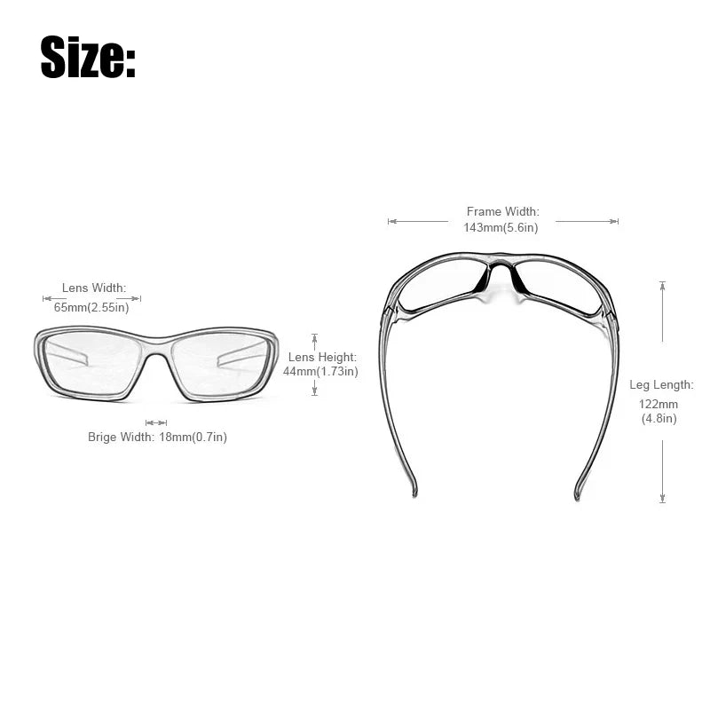 Polarized UV400 Sports Sunnys, Unbreakable Anti-Glare Optics  BushLine