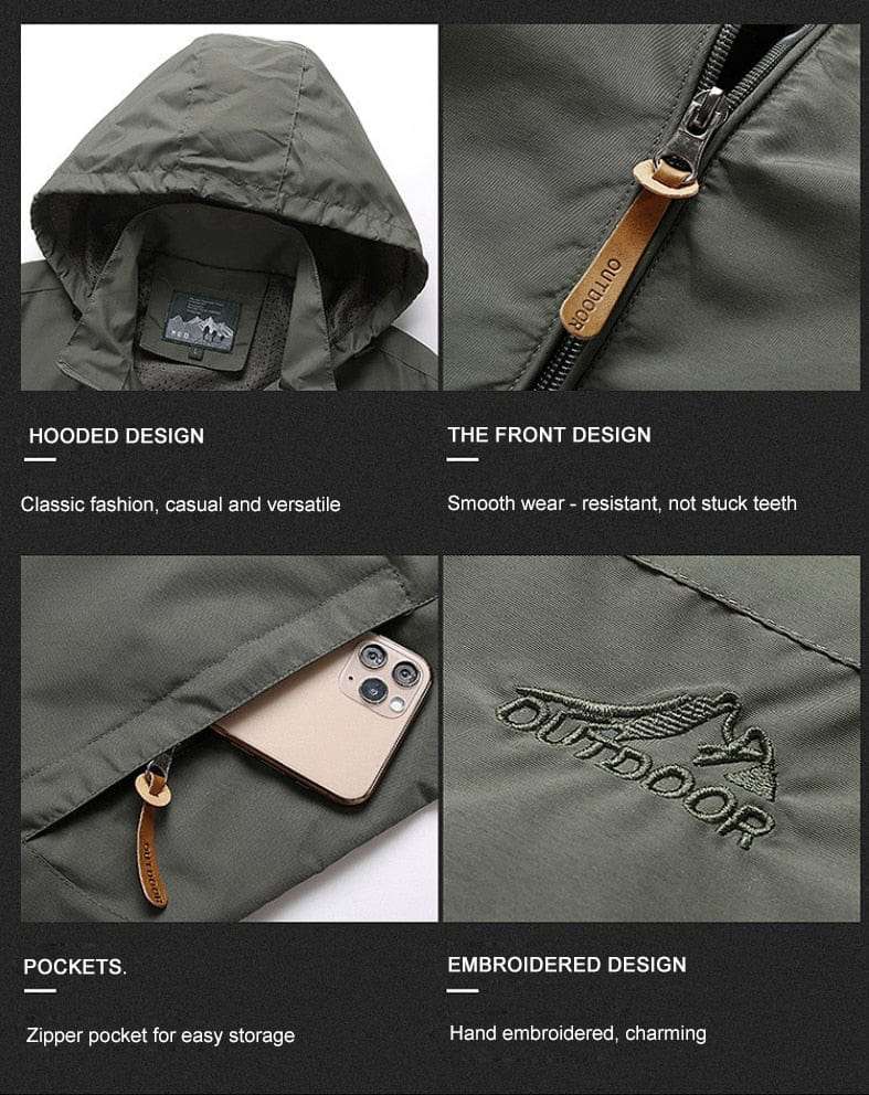 Polyamide Windbreaker Field Jacket jackets  BushLine
