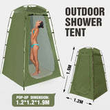 Portable Privacy Shower Tent Waterproof Changing Room Shelter Camping Equipment  