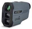 Grey ARTBULL LS-650 on a white background, front angle showing the objective lens and two laser barrels