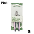 Pink size S clipper on its hanging card, the card printed For MEDIUM Pets