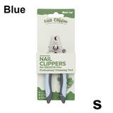 Professional Dog Cat Pet Animal Nail Clippers Stainless Steel BushLine S Blue