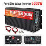 Pure Sine Wave Inverter 3kw, 4kw & 5kw Peak Power DC 12V 24V pure sine inverter BushLine 5000W 12v to 240v