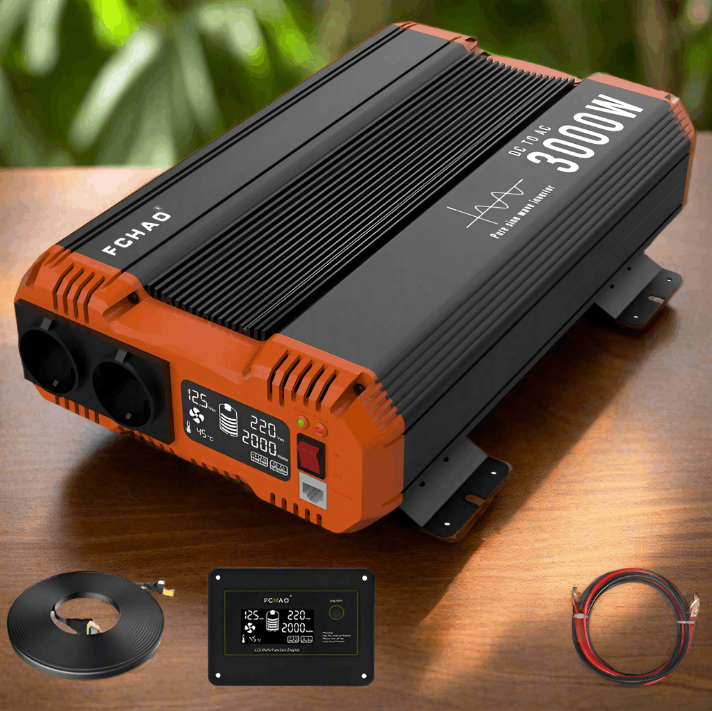 Pure Sine Wave Inverter LCD Display 3kW, 5kW, 6kW, 7kW Peak Power pure sine inverter  BushLine