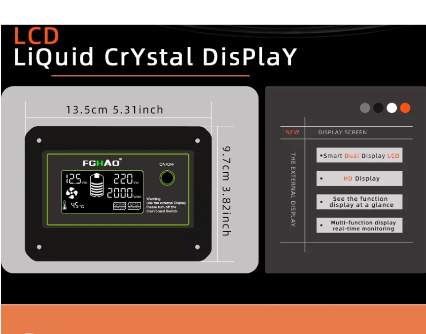 Pure Sine Wave Inverter LCD Display 3kW, 5kW, 6kW, 7kW Peak Power pure sine inverter  BushLine