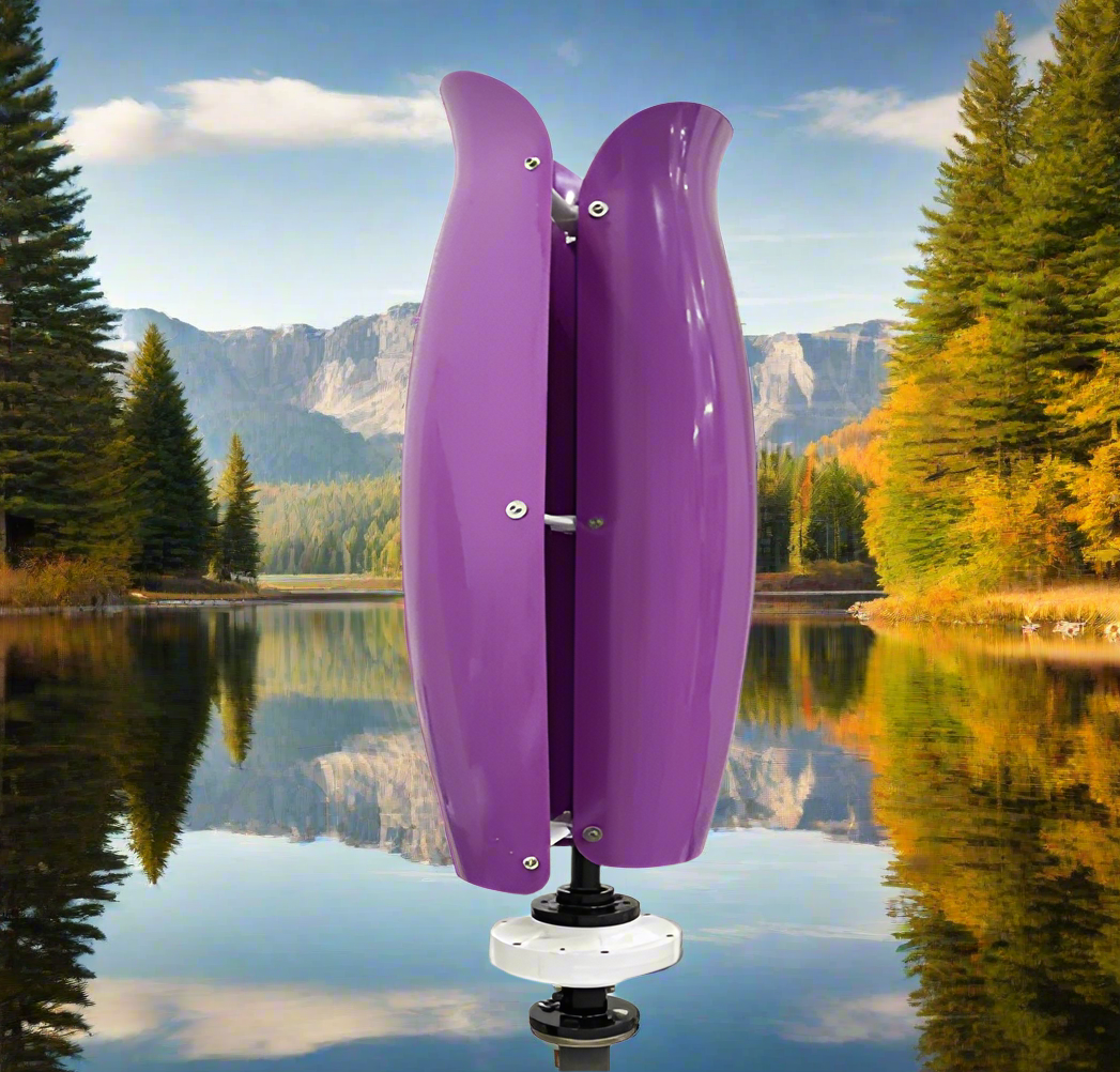 FS-10kW, 15kW & 20kW Vertical Tulip Wind Turbine 12V 24V 48V Wind Power Vertical  BushLine