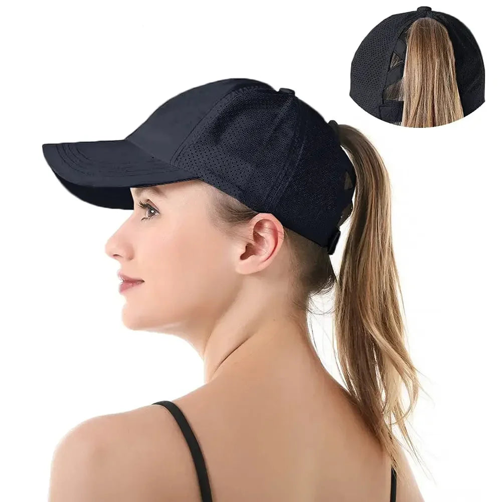 Quick Dry Ponytail Baseball Caps Hats  