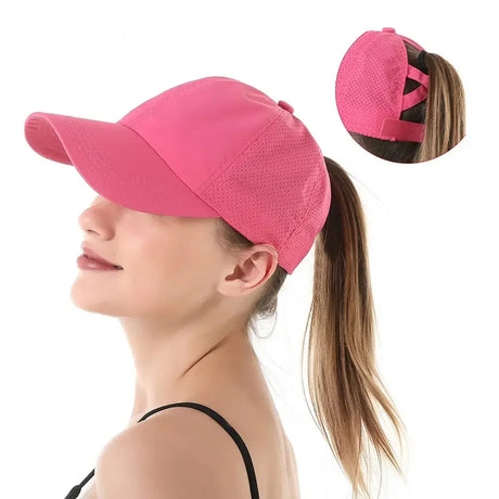 Quick Dry Ponytail Baseball Caps Hats  