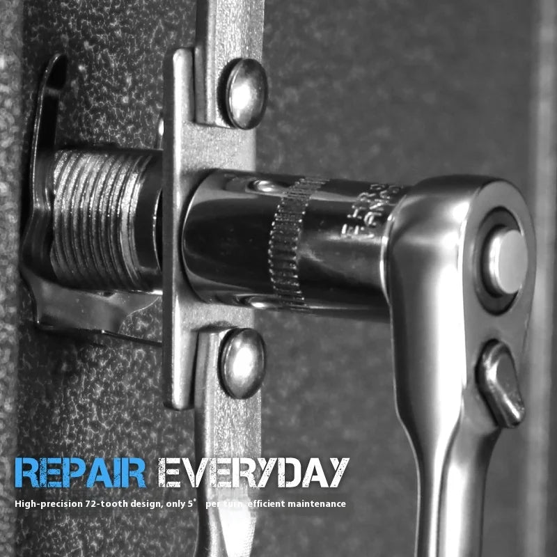 Quick Release Hex Head & Socket 1/4 inch Double Ended Ratchet tools  