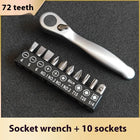 Quick Release Hex Head & Socket 1/4 inch Double Ended Ratchet tools  