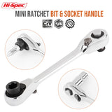 Quick Release Socket 1/4 inch Double Ended Ratchet tools  BushLine
