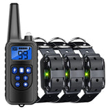 Rechargeable Dog Training & Anti-Bark Collar 800m Dog Stuff  