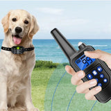 Rechargeable Dog Training & Anti-Bark Collar 800m Dog Stuff  