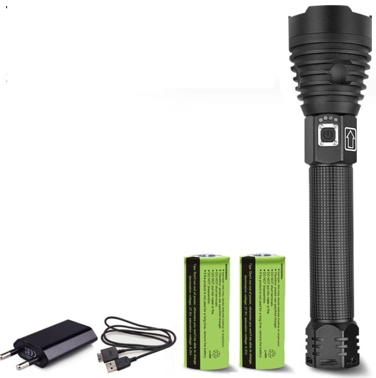 Rechargeable Powerful LED Flashlight Optics  BushLine