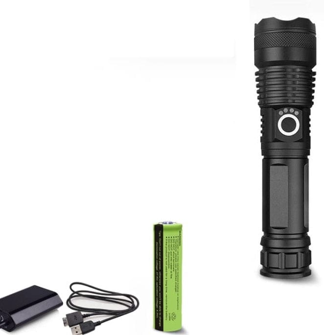 Rechargeable Powerful LED Flashlight Optics  BushLine