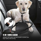 Reflective Shock Absorbing  Dog Leash Seatbelt Buckle Dog Stuff  