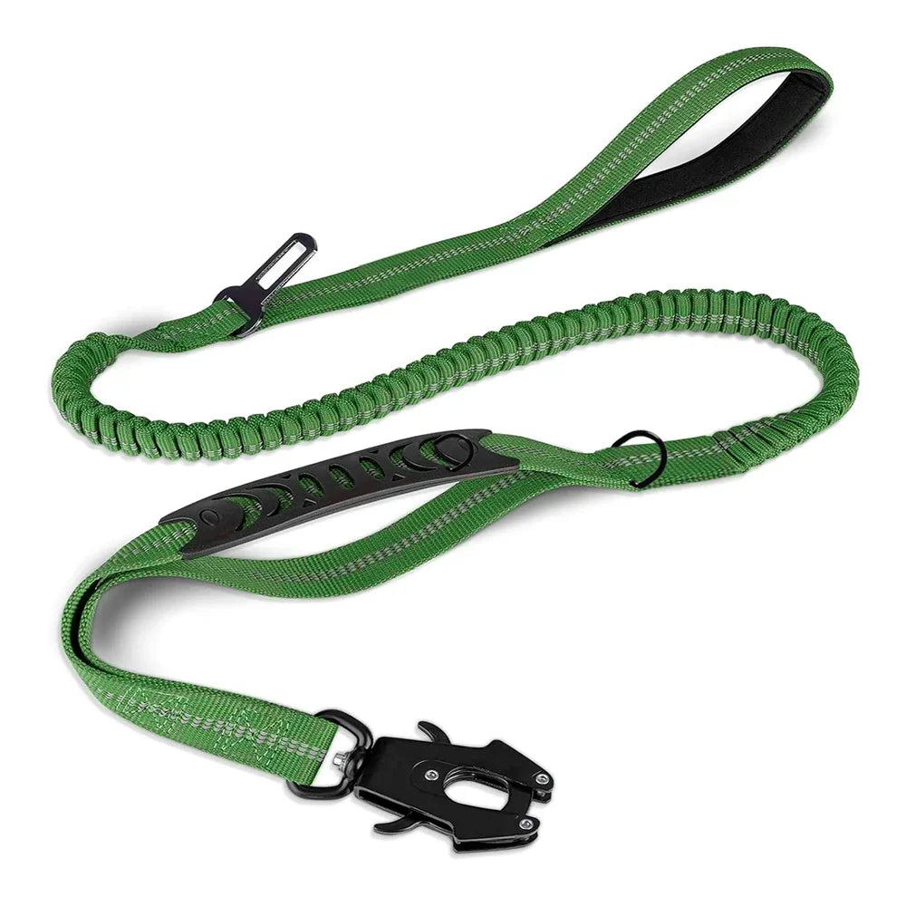Reflective Shock Absorbing  Dog Leash Seatbelt Buckle Dog Stuff  