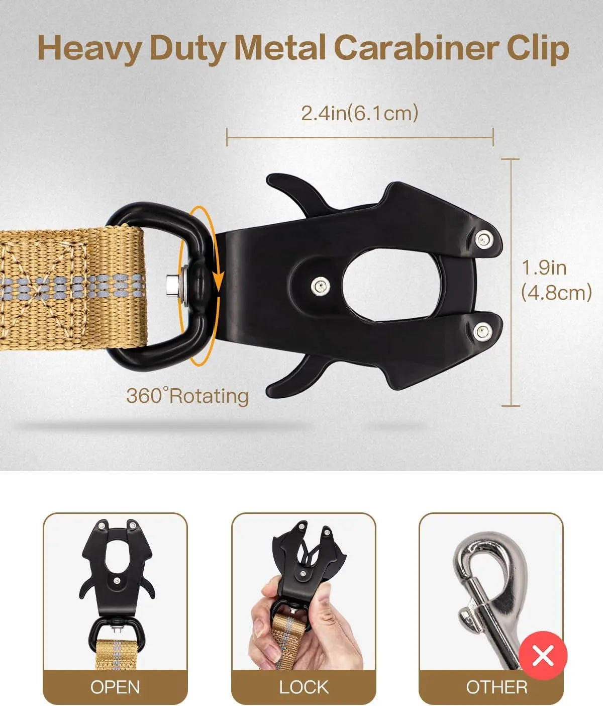 Reflective Shock Absorbing  Dog Leash Seatbelt Buckle Dog Stuff  BushLine