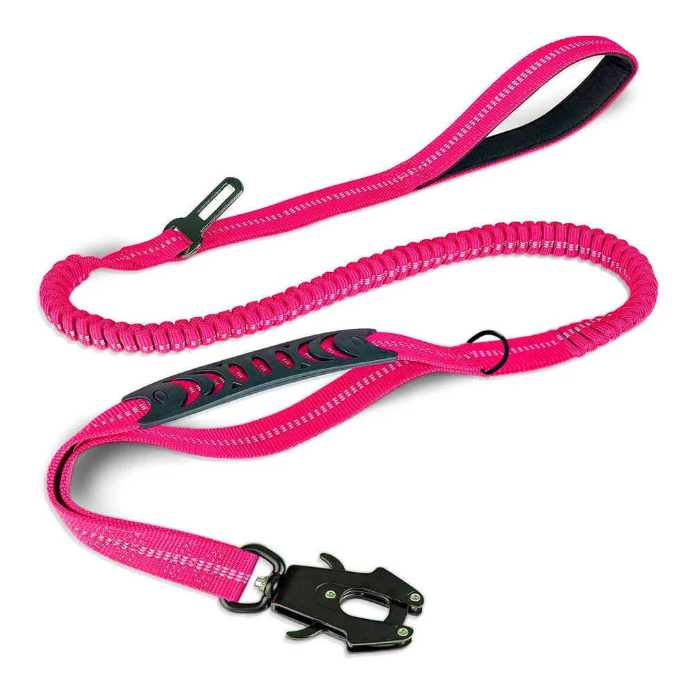 Reflective Shock Absorbing  Dog Leash Seatbelt Buckle Dog Stuff  BushLine