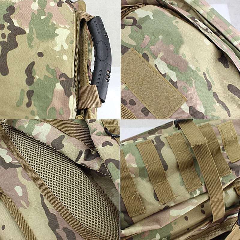 Rugged 70L Over Night Rifle Shovel Tool Camping Backpack Rifle Accesories  BushLine