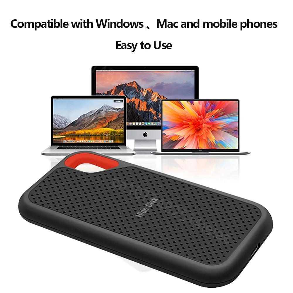 Rugged External SSD Hard Drive (1TB - 256TB) Smart Technology  