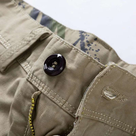 Rugged Men's Cotton Dress Casual Cargo Shorts Cargo Pants  