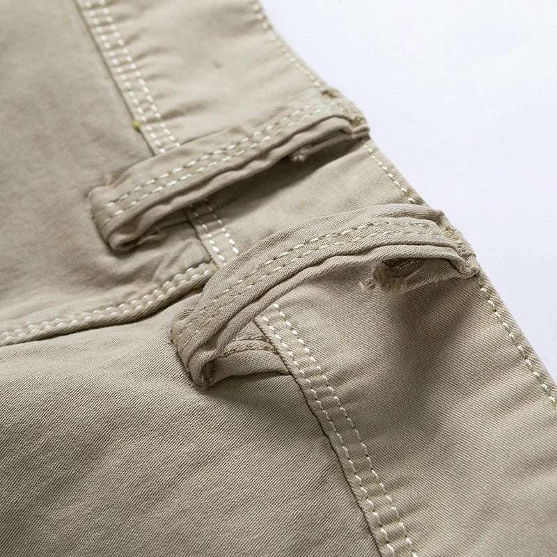 Rugged Men's Cotton Dress Casual Cargo Shorts Cargo Pants  BushLine